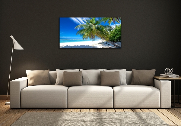 Quadro vetro Spiaggia tropicale