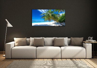 Quadro vetro Spiaggia tropicale