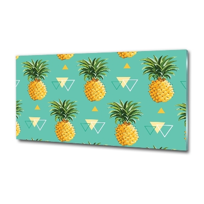 Quadro in vetro Ananas