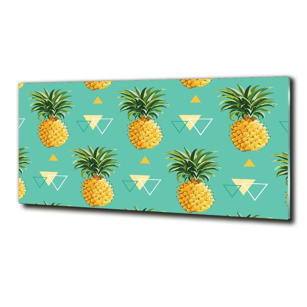 Quadro in vetro Ananas