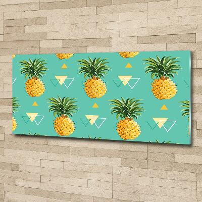 Quadro in vetro Ananas