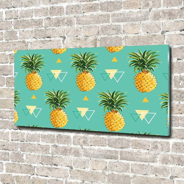 Quadro in vetro Ananas