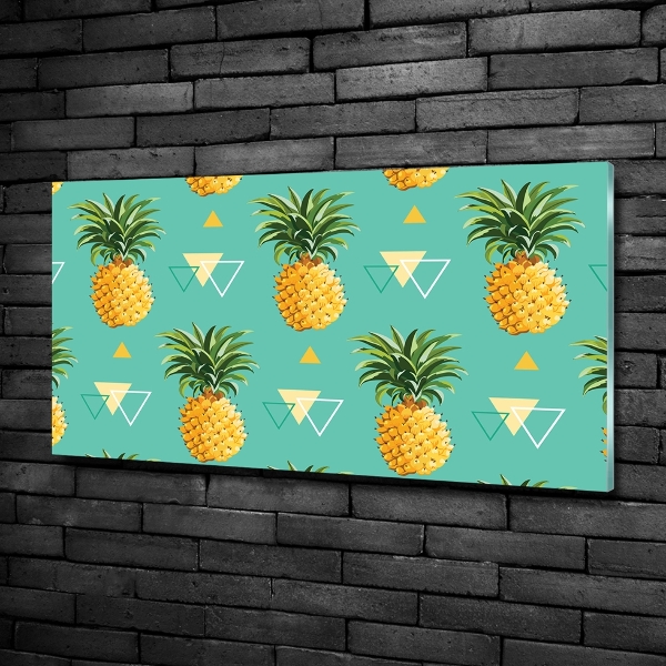 Quadro in vetro Ananas