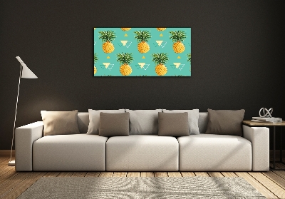 Quadro in vetro Ananas