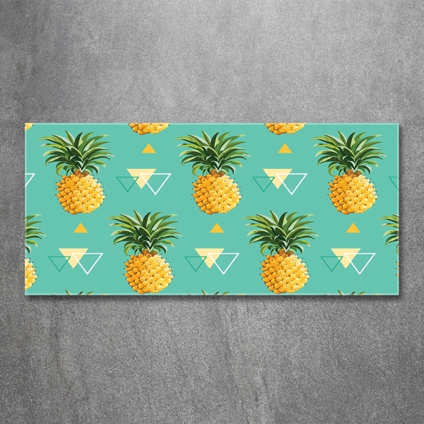 Quadro in vetro Ananas