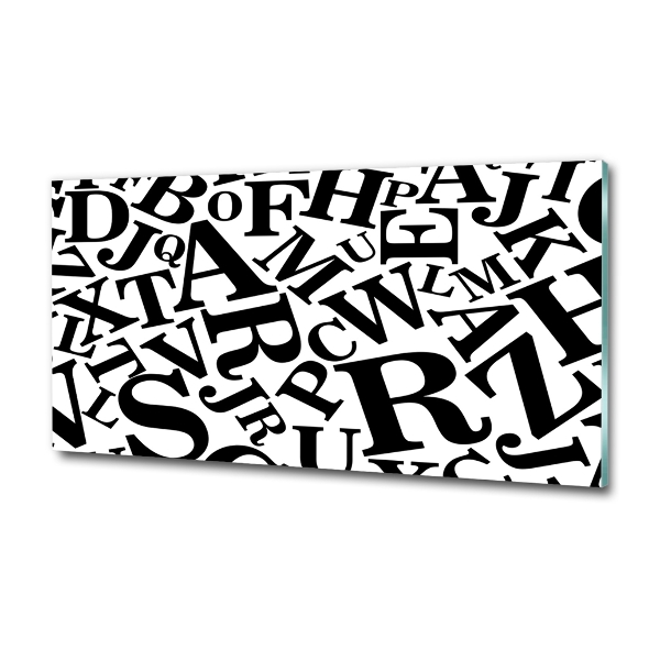 Quadro in verde Alfabeto