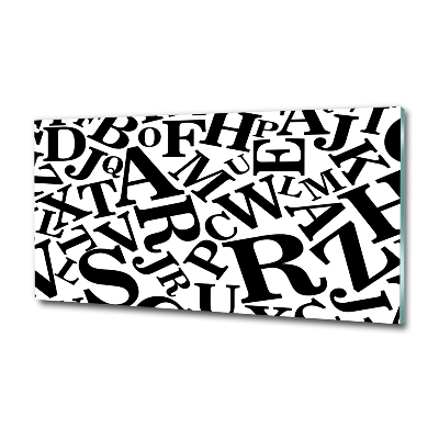 Quadro in verde Alfabeto