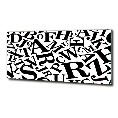 Quadro in verde Alfabeto