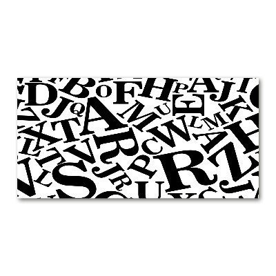 Quadro in verde Alfabeto