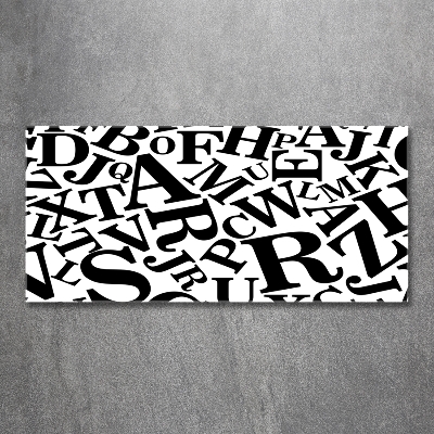 Quadro in verde Alfabeto