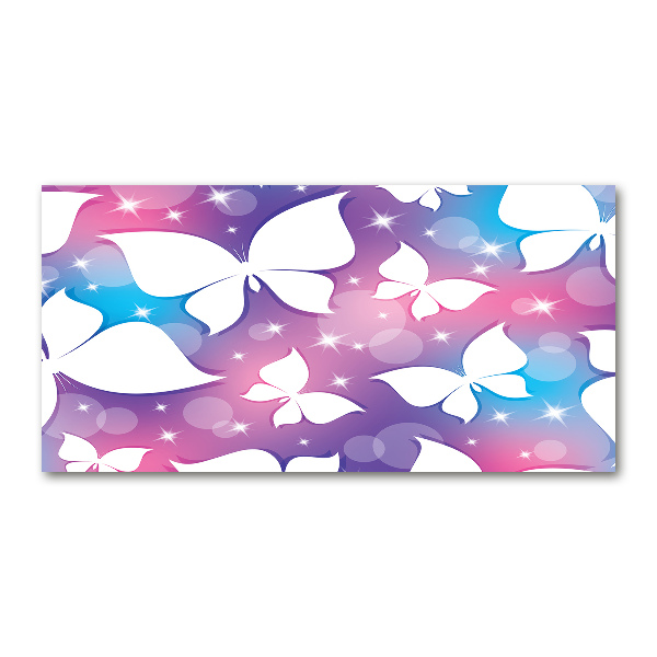 Quadro vetro Farfalle