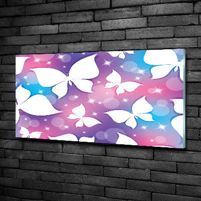 Quadro vetro Farfalle