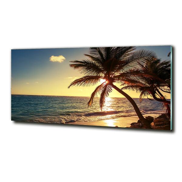 Quadro vetro Spiaggia tropicale