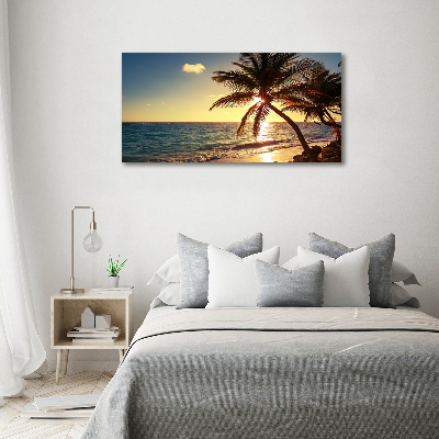 Quadro vetro Spiaggia tropicale