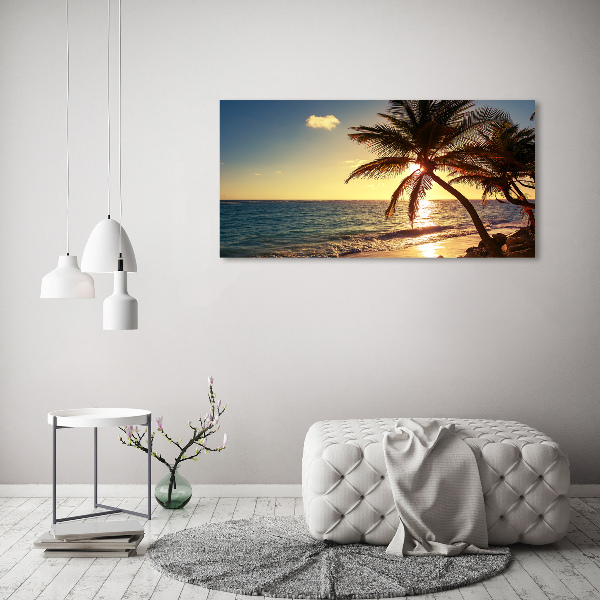Quadro vetro Spiaggia tropicale