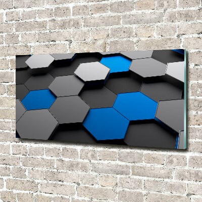 Quadro vetro Astrazione 3D