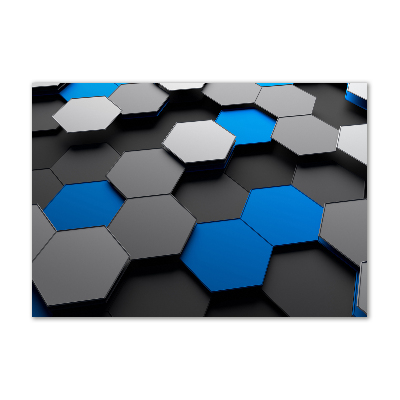 Quadro vetro Astrazione 3D