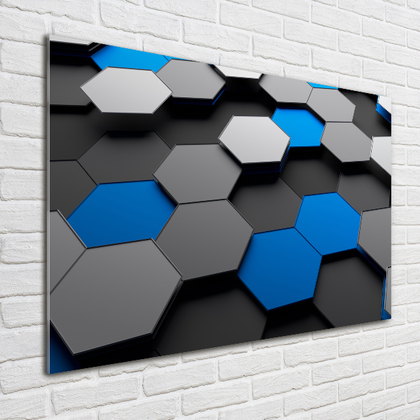 Quadro vetro Astrazione 3D