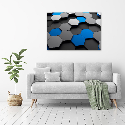 Quadro vetro Astrazione 3D