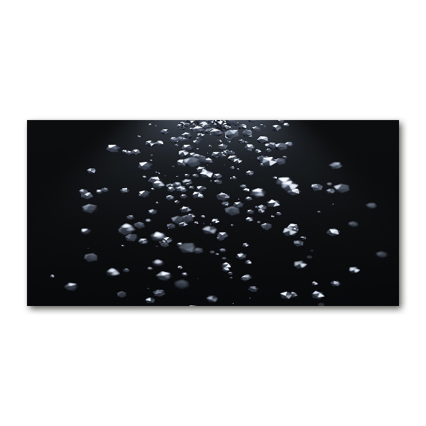 Quadro in verde Astrazione 3D