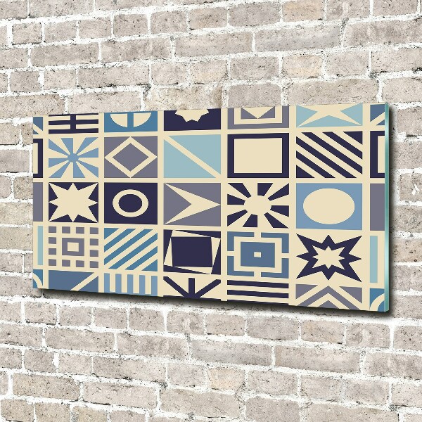 Quadro vetro Sfondo geometrico