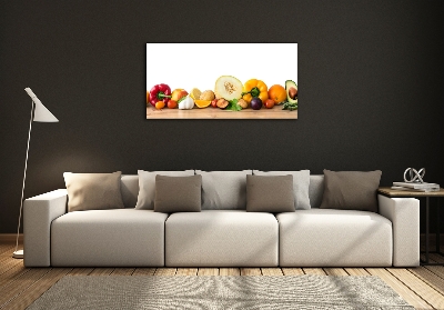 Quadro su vetro Frutta e verdura