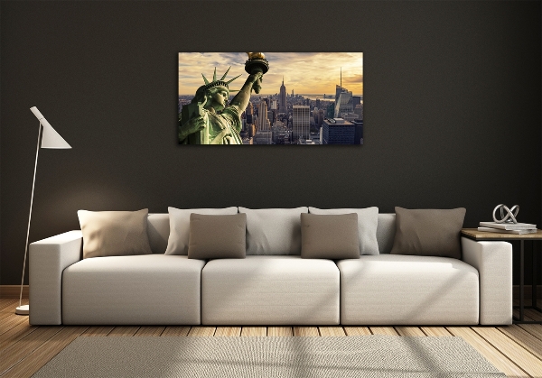 Quadro in verde Statua della Libertà