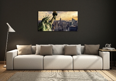 Quadro in verde Statua della Libertà