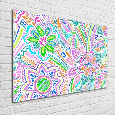 Quadro in vetro Motivo floreale