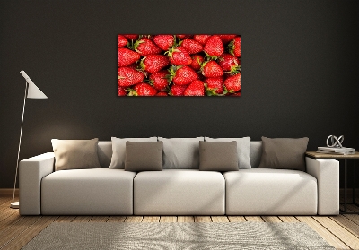 Quadro su vetro Fragole