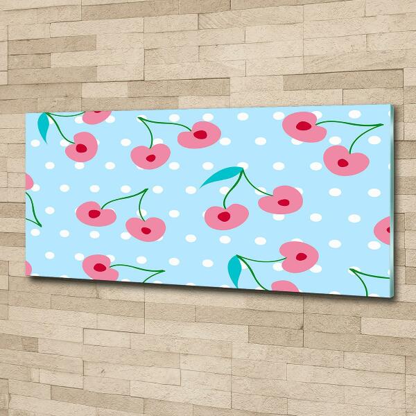 Quadro in verde Icone della frutta