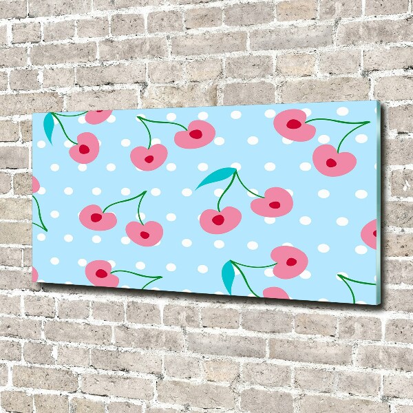 Quadro in verde Icone della frutta