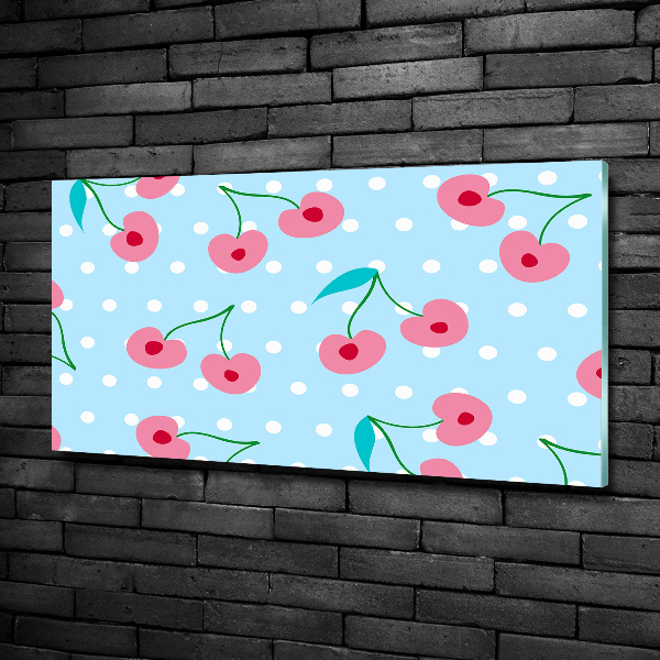 Quadro in verde Icone della frutta