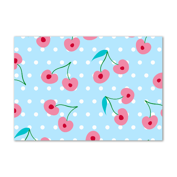 Quadro in verde Icone della frutta