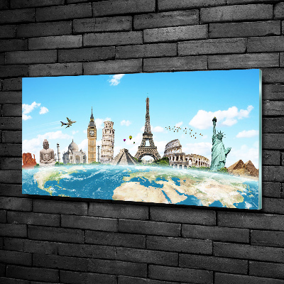 Quadro su vetro Monumenti del mondo