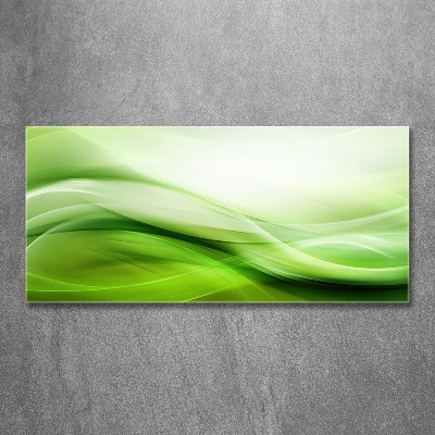 Quadro in verde Sfondo onde verdi