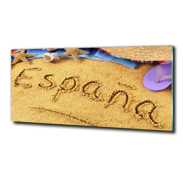 Quadro vetro Iscrizione spagnola