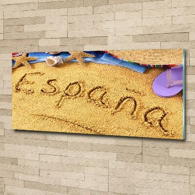 Quadro vetro Iscrizione spagnola