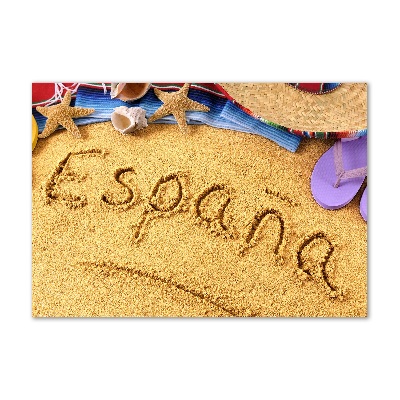 Quadro vetro Iscrizione spagnola