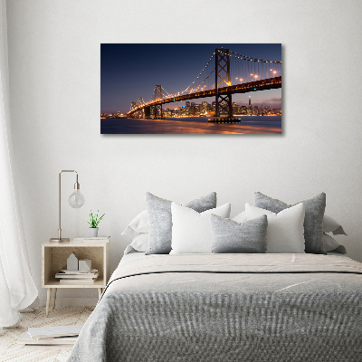 Quadro in vetro Ponte di San Francisco