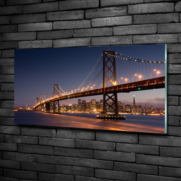 Quadro in vetro Ponte di San Francisco