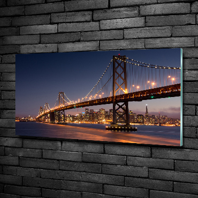 Quadro in vetro Ponte di San Francisco