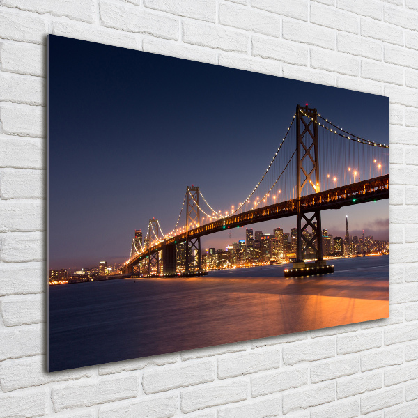 Quadro in vetro Ponte di San Francisco