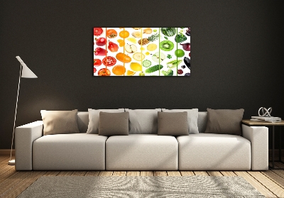 Quadro vetro Frutta e verdura