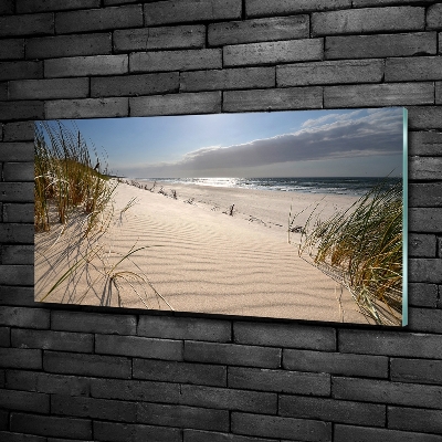 Quadro vetro Spiaggia di Mrzeżyno