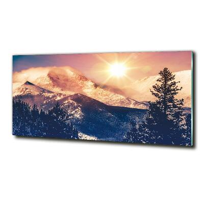 Quadro in vetro Monti del Colorado