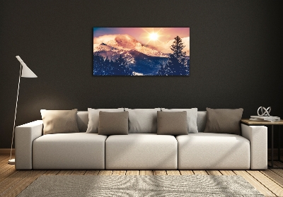 Quadro in vetro Monti del Colorado