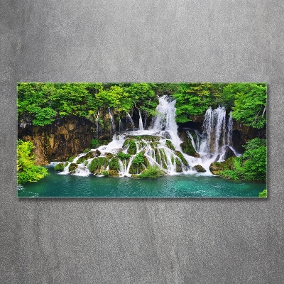 Quadro vetro Cascata in montagna
