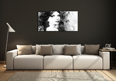 Quadro su vetro Ritratto di donna