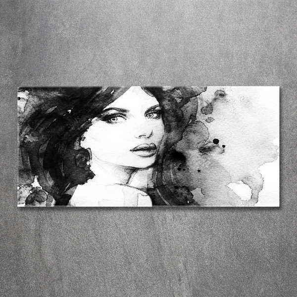 Quadro su vetro Ritratto di donna